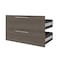 Bestar Orion 2 Drawer Set for Orion 30W Shelving Unit, Bark Gray & Graphite 116161-000047 - alternate 1